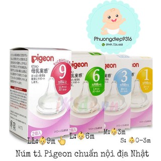 Núm ti pigeon cổ rộng nội địa nhật