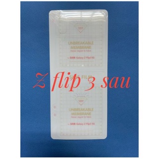 Dán dẻo PPF Samsung Galaxy Z Flip 3 trong suốt + tặng gạt, giấy lau