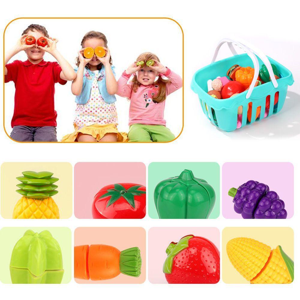 Bộ 25 Món Đồ Chơi Giả Nấu Ăn Bằng Nhựa Dễ Thương Cho Bé