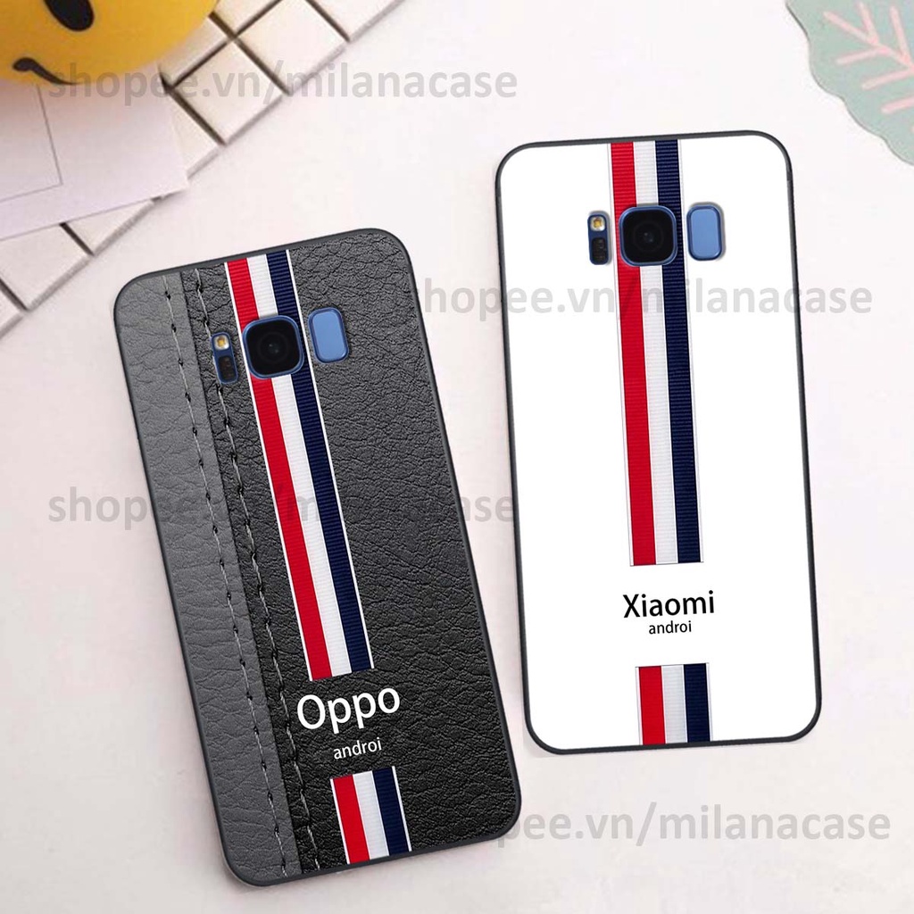 Ốp Samsung S8 / S8 Plus / S8+ in giả da phong cách thể thao, cá tính, thời trang