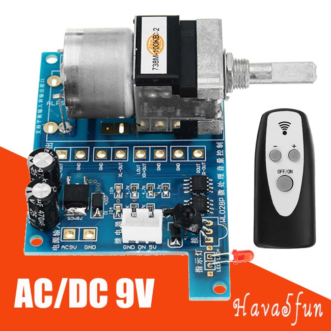 Have AC/DC 9V Infrared Remote Controller Volume Control Board ALPS Pre Potentiometer