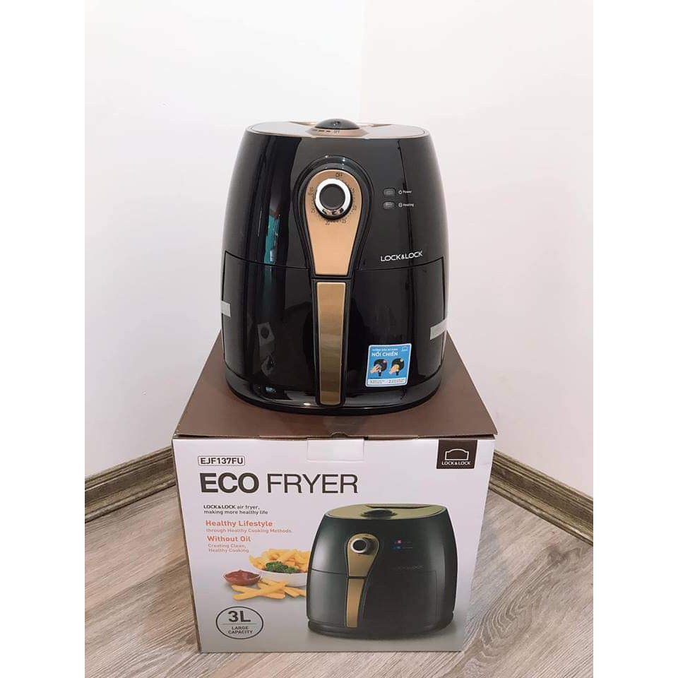 NỒI CHIÊN KHÔNG DẦU LOCK&LOCK ECO FRYER EJF137FU 3L 1400W