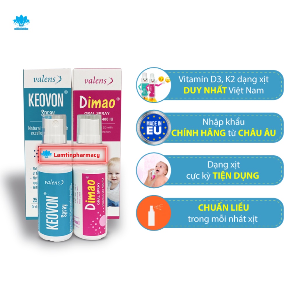 KEOVON VITAMIN K2 MK7 TỰ NHIÊN HẾT CHẢY MÁU CAM, HẤP THU CANXI DẠNG XỊT CHÍNH HÃNG { TẶNG QUÀ CHẤT }