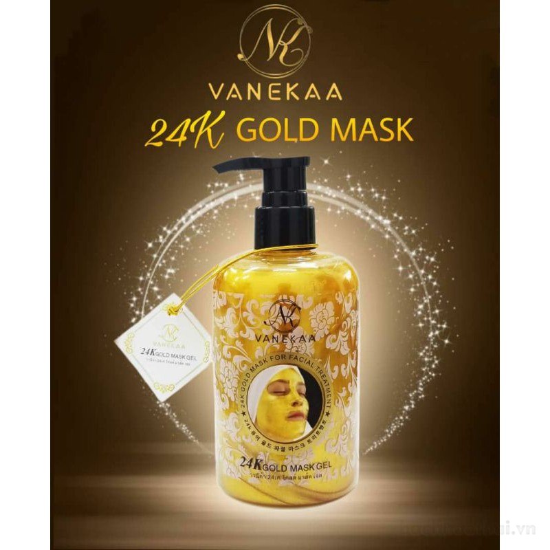 Mặt nạ Vanekaa 24K Gold Mask Gel dưỡng trắŉg da Thái Lan