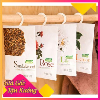 Freeship Extra Túi thơm hương thảo mộc kèm sẵn móc treo tiện ích