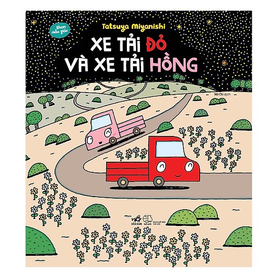 Sách - Xe Tải Đỏ Và Xe Tải Hồng - Ehon Mẫu Giáo