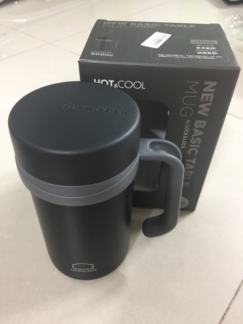 Ca giữ nhiệt thép không gỉ 500ml Lock&Lock Basic Table Mug