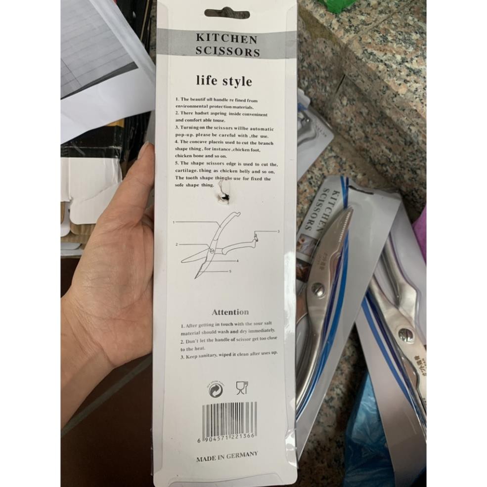 KÉO CẮT GÀ INOX - THƯƠNG HIỆU STAINLESS STEEL [HOT]