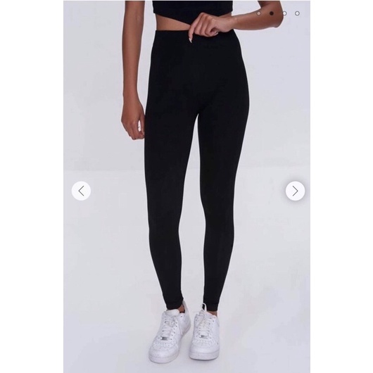 Quần legging thun pc đen vnxk