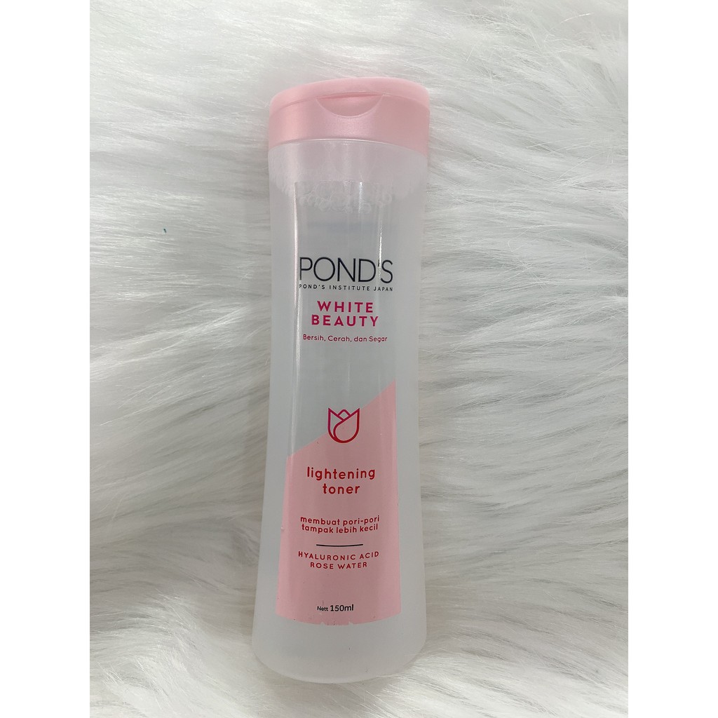 Nước hoa hồng Ponds White Beauty Lightening Toner Hyaluronic Acid Rose Water 150ml