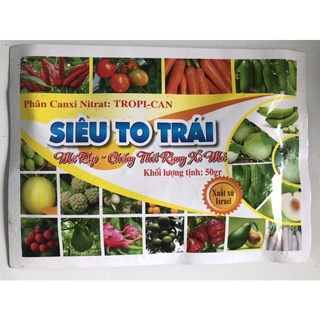 Phân canxi nitrat siêu to trái gói 50gr