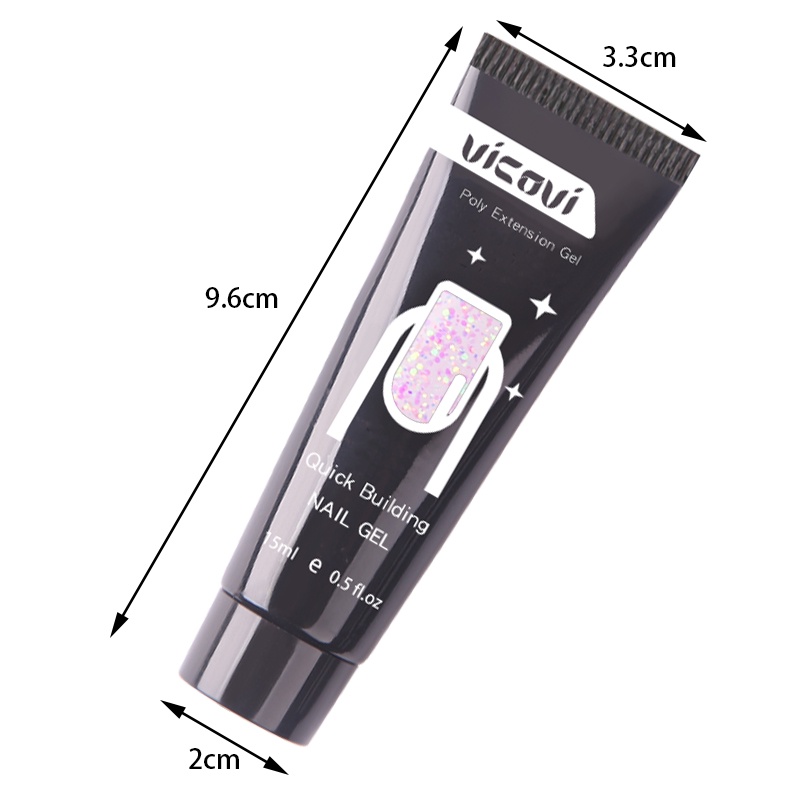 [Hàng mới về] Gel poly làm móng 15Ml lâu trôi độc đáo (xem kỹ phân loại trước khi đặt hàng)