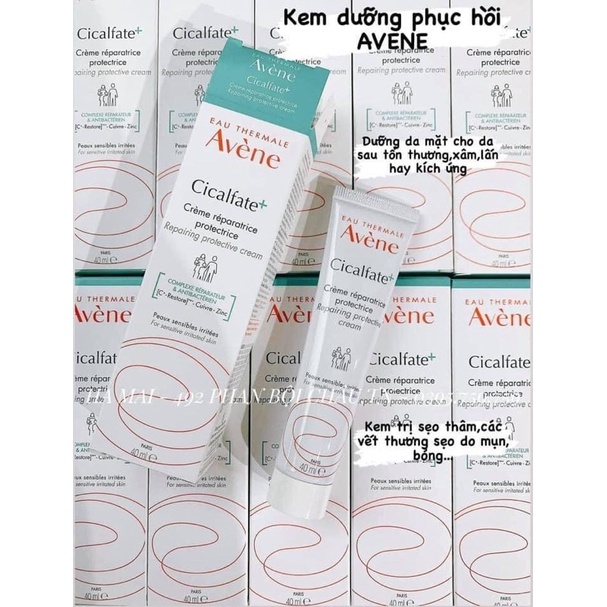 Kem dưỡng tái tạo phục hồi da Avene Cicalfate Pháp