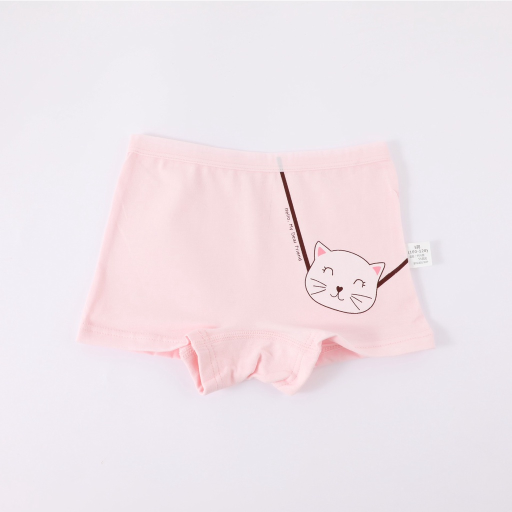 [T09 Hoy trend] Set 3 quần chíp đùi cho bé gái, quần lót trẻ em Maruka Fashion 100% cotton siêu mềm mịn