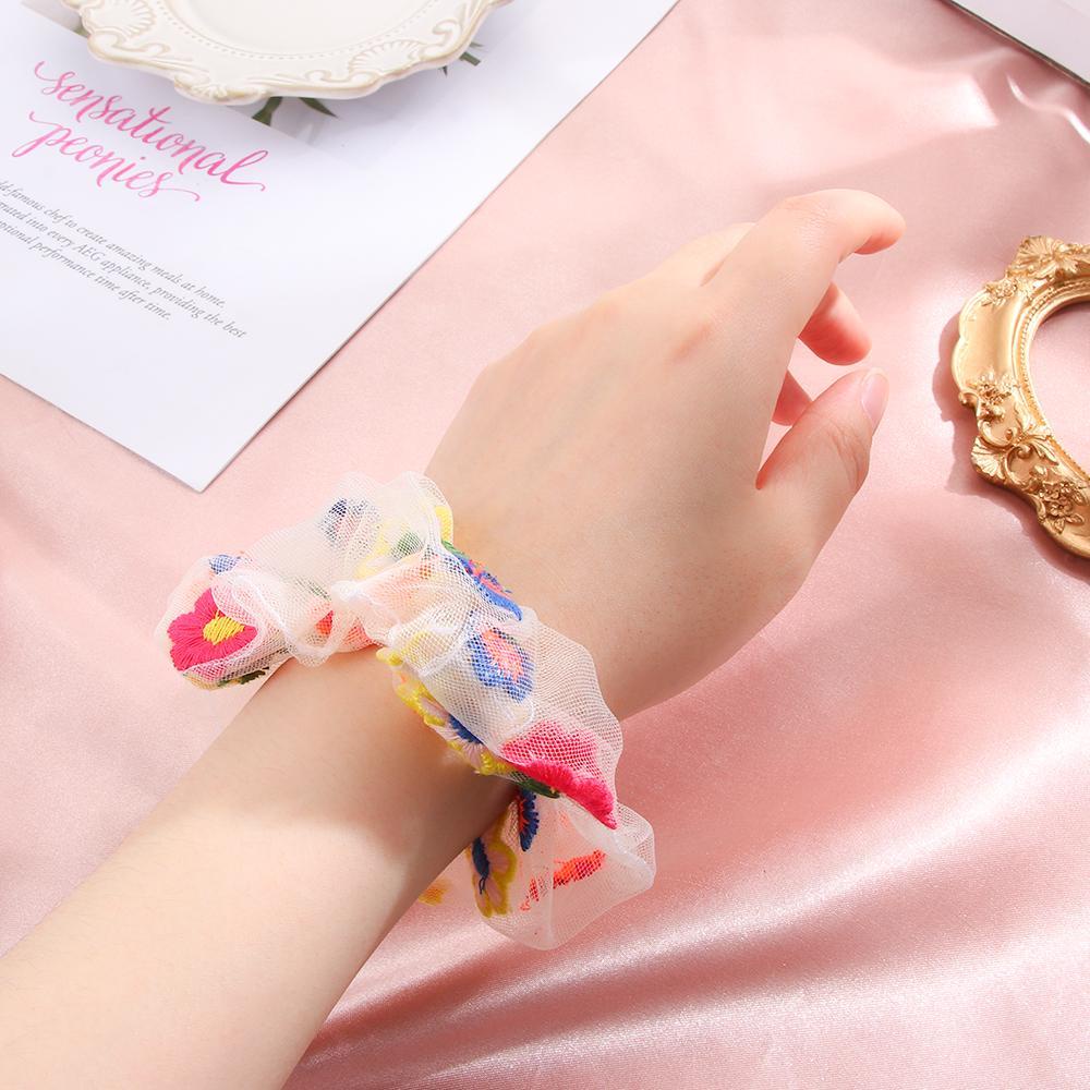 Băng Đô Vải Lưới Trong Suốt Nhiều Màu Sắc Thời Trang