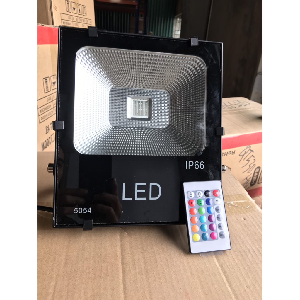 Đèn pha LED đổi màu RBG 50W ngoài trời