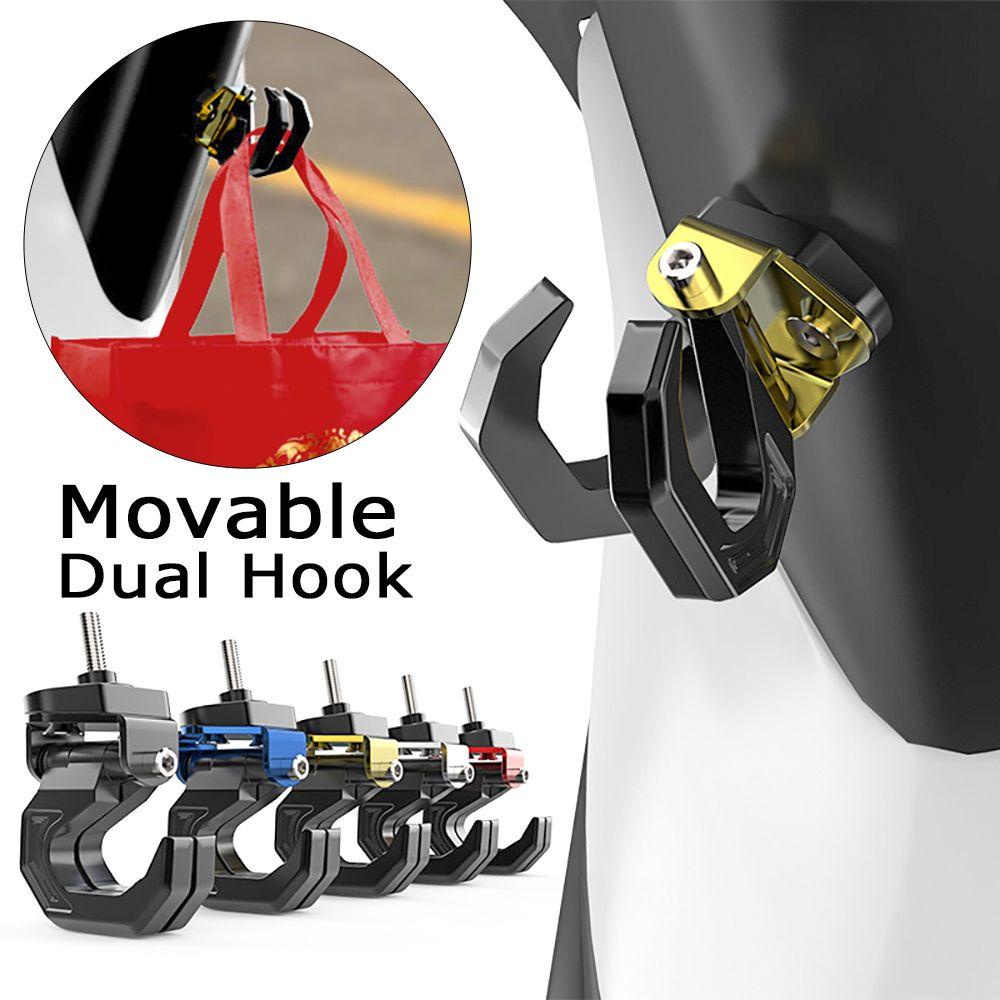 LET Móc Kép Treo Đồ Gắn Phía Trước Xe Đạp Scooter Dễ Lắp Đặt