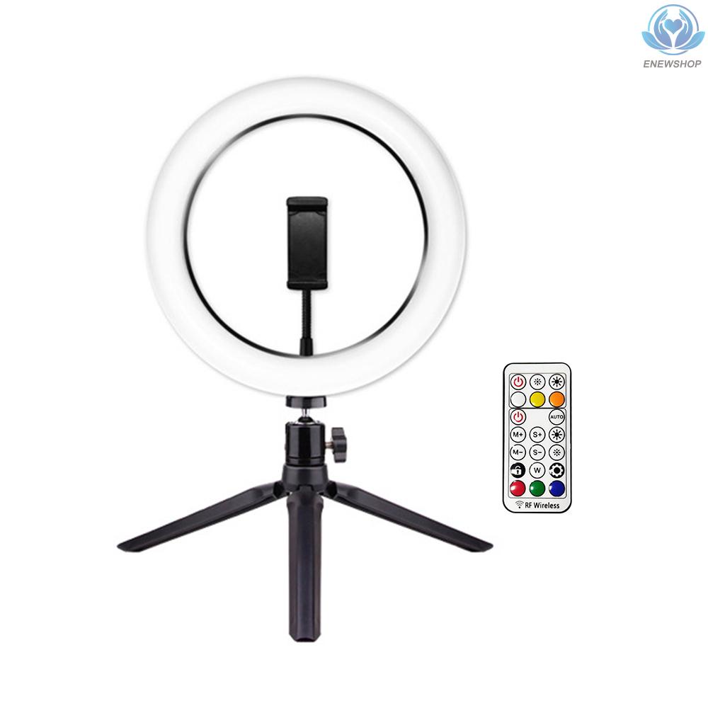 Vòng Đèn Led Rgb 10inch / 26cm 3500k-6500k Kèm Giá Đỡ Điện Thoại Và Điều Khiển Từ Xa | BigBuy360 - bigbuy360.vn