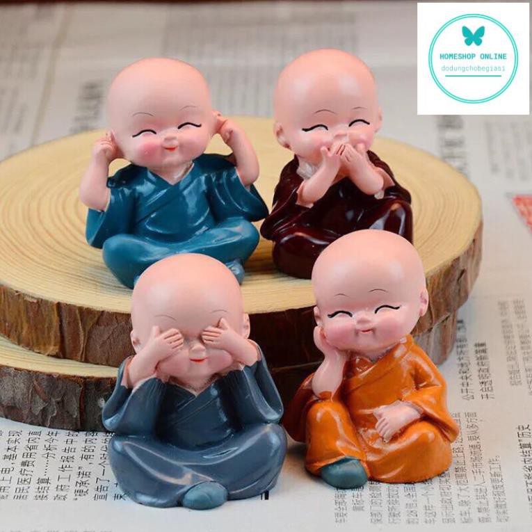 [150] Set 4 tượng nhật phong thủy tư không để tâm thanh tịnh