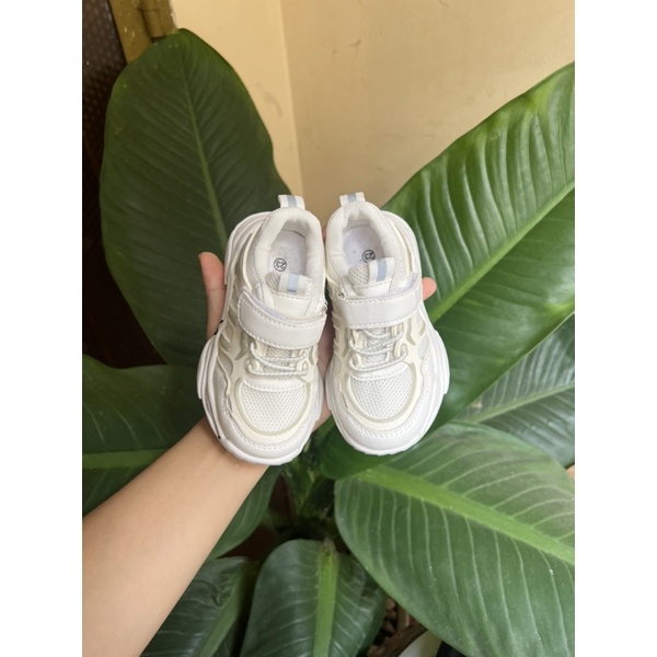 Giày thể thao trắng thời trang cho bé trai/bé gái - Hàng Quảng Châu cao cấp
