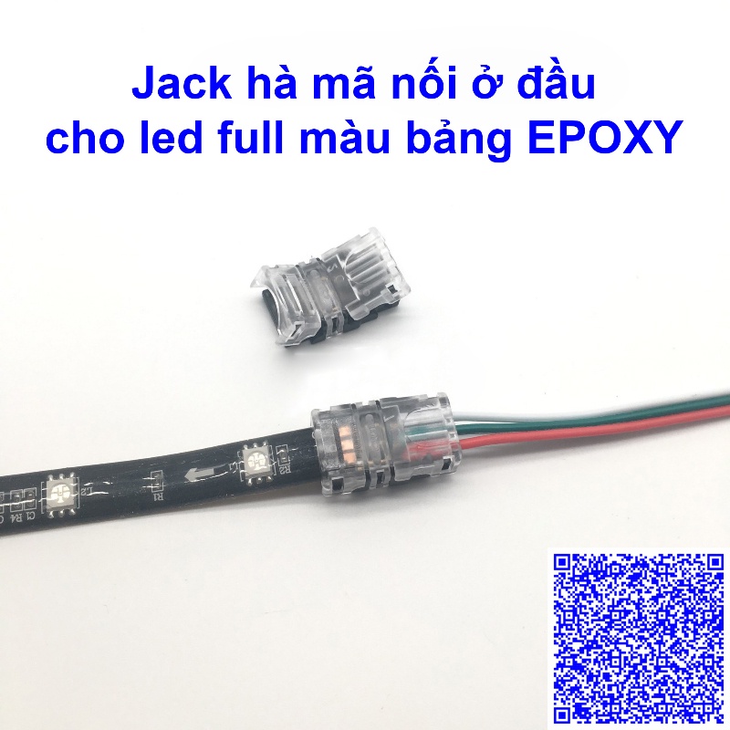 ĐẦU NỐI NHANH 3PIN KHÔNG CẦN HÀN CHÌ CHO LED DÂY FULL MÀU WS2811 WS2812B UCS1903