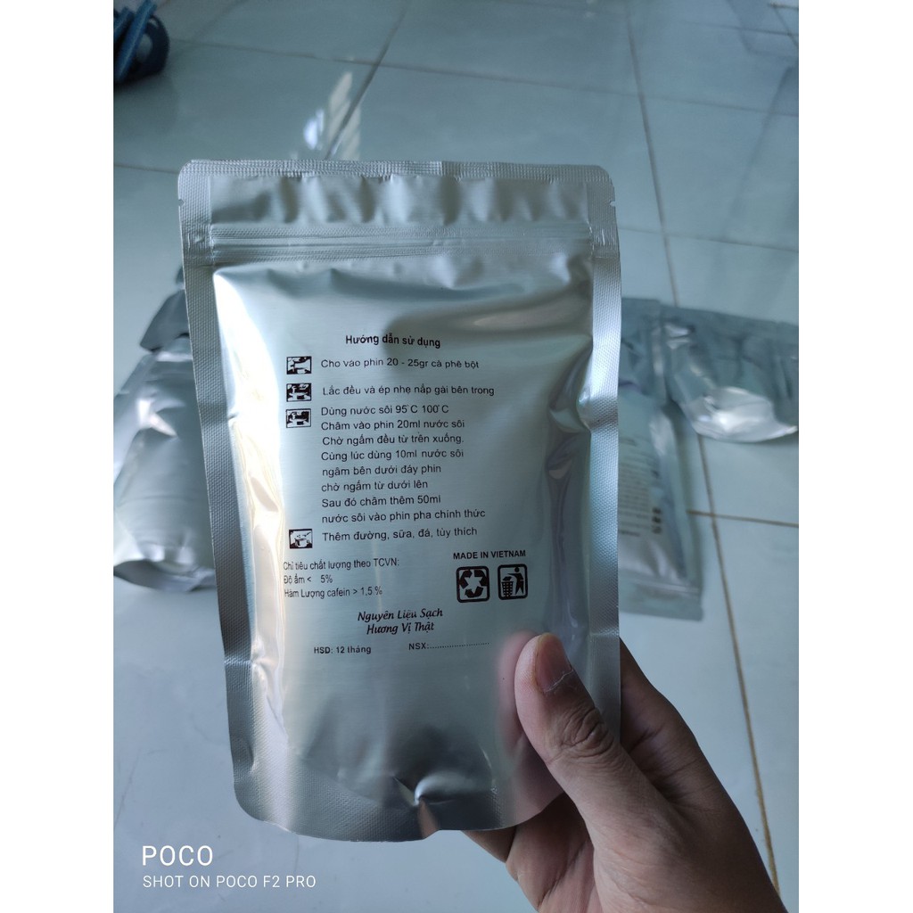 Cà Phê Cafe Đen Nguyên Chất Lâm Đồng (Không Phụ Gia) 1000g (4 gói 250g) | BigBuy360 - bigbuy360.vn