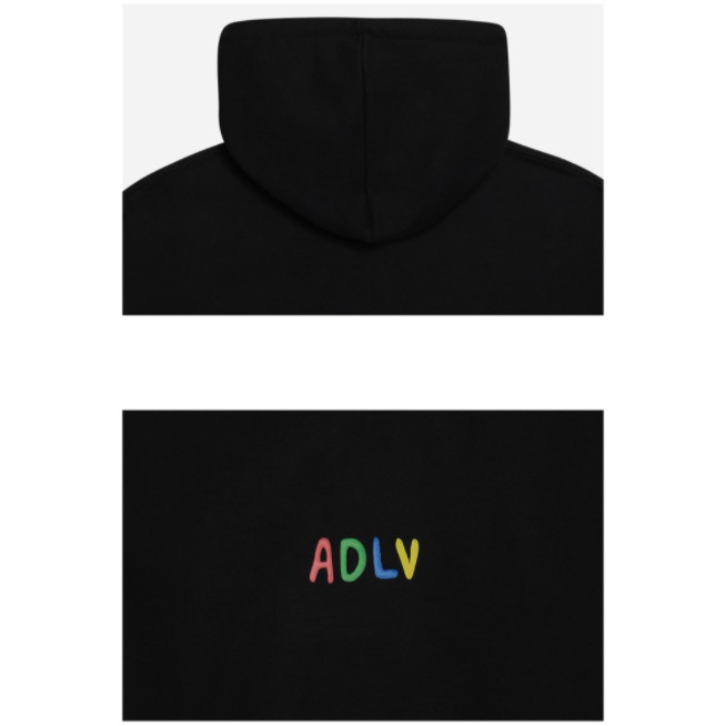 ÁO KHOÁC CÓ MŨ ADLV LITTLE BEAR HOODIE BLACK