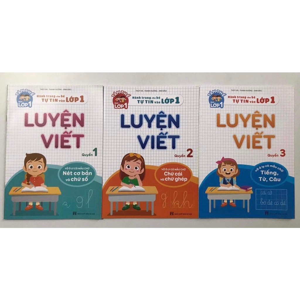 Sách Luyện Viết Hành Trang và Tâm Thế Cho Bé Vào Lớp 1 (Combo, Lẻ tùy chọn)