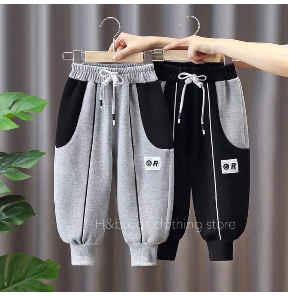 QUẦN NỈ bé trai siêu rẻ nỉ bông ấm áp cho bé trai [size 110- 120-130]