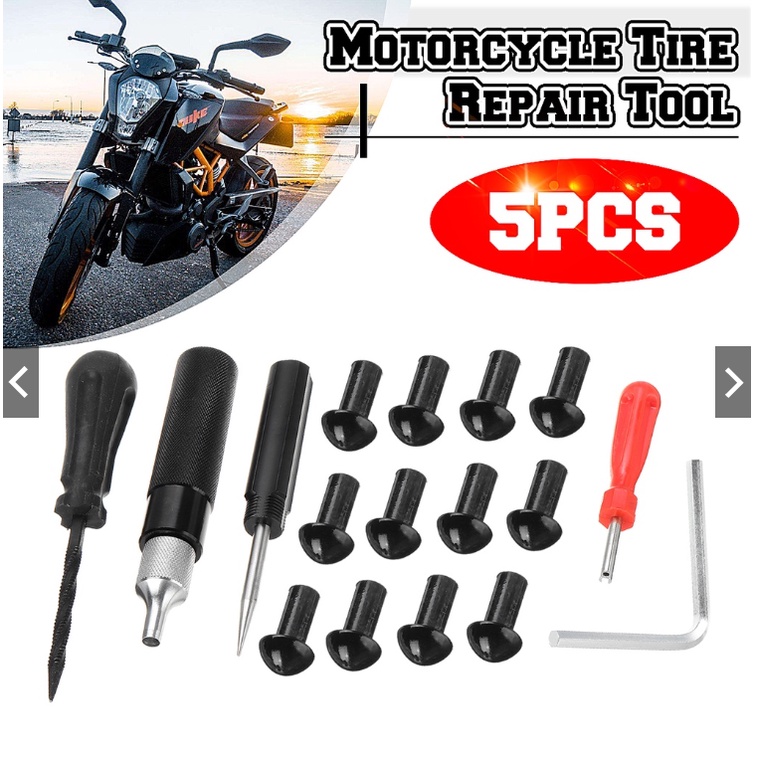 5 cái Xe Máy Xe Đạp Điện Xe Đạp Lốp Công Cụ Sửa Chữa Lốp Bộ Bộ Nấm
