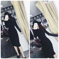 Váy body len tăm dài tay | BigBuy360 - bigbuy360.vn