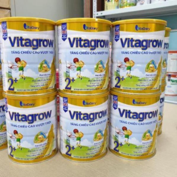 Sữa VitaGrow 2+ 900g Tăng Chiều Cao (trẻ 2 tuổi trở lên) Date T10.2023