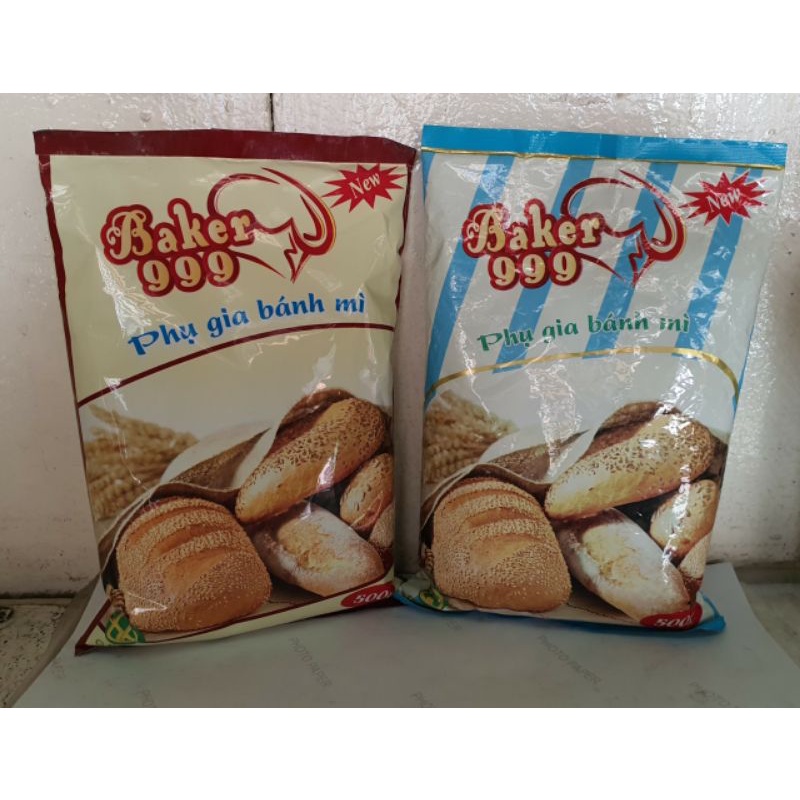 Phụ gia bánh mì lạt BAKER 999 gói 500gram (đỏ)