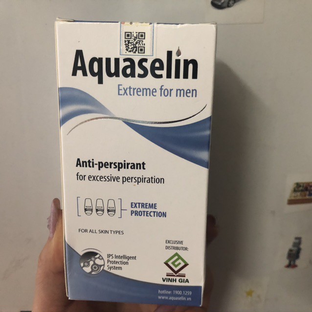 Lăn Nách Khử Mùi Aquaselin Extreme For Men Cho Nam