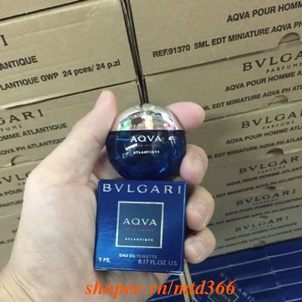 Nước Hoa Nam 5Ml Bvlgari Aqva Atlantique