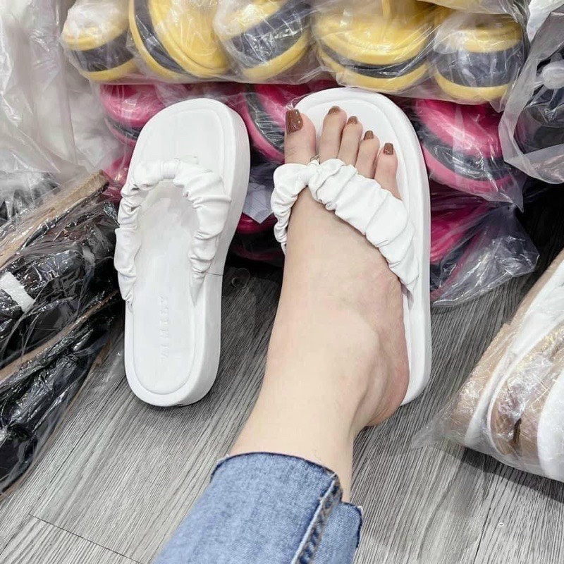 Dép kẹp bánh mì quai nhúng 4 màu xinh xẻo