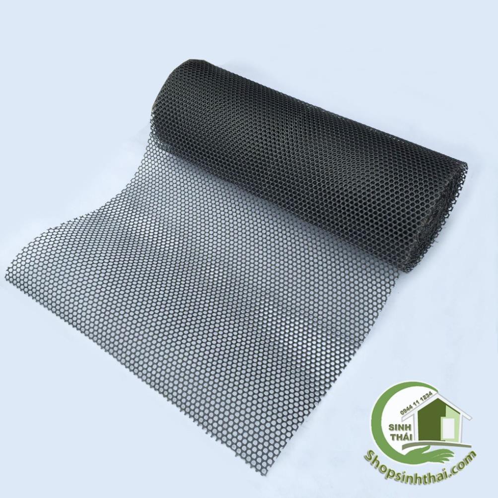 Lưới nhựa mắt cáo màu đen -  - lưới lỗ tròn làm hàng rào, làm chuồng, che chắn côn trùng, gia súc