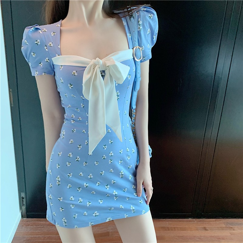 ( ORDER ) Đầm nữ baby blue dáng ôm ulzzang AK1021 ảnh thật ở cuối | BigBuy360 - bigbuy360.vn