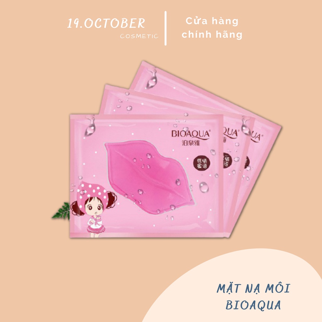 [Nội địa trung] Mặt Nạ Dưỡng Môi Bioaqua &quot;19.october&quot;