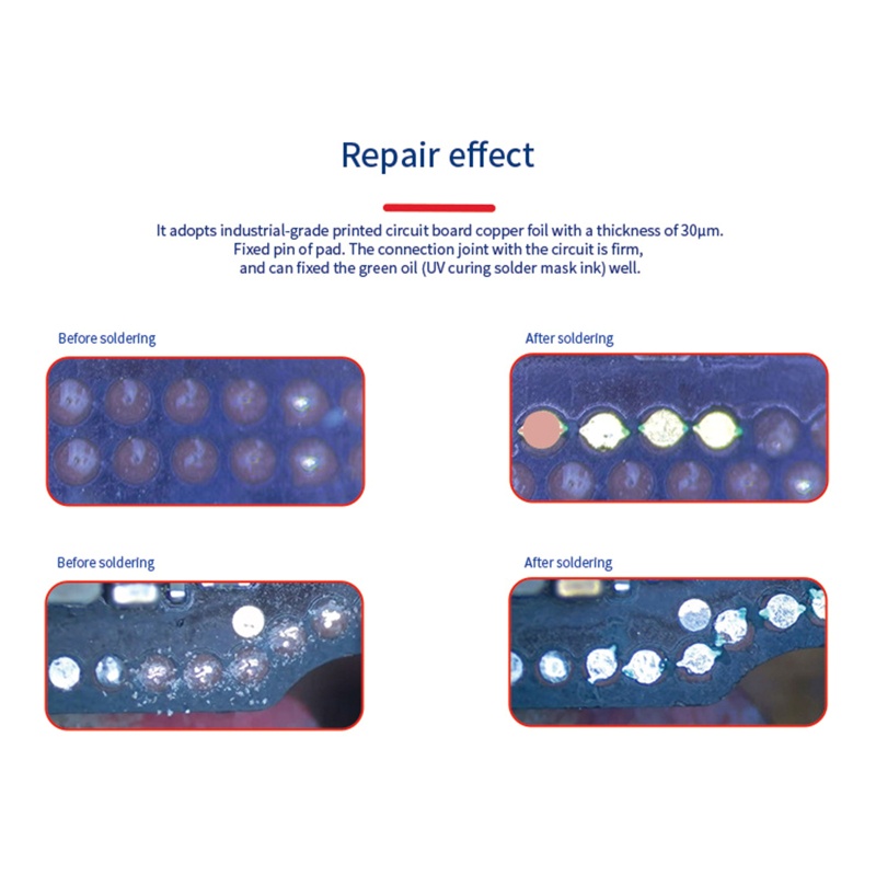 Tấm Đệm Hàn Điện Thoại ICPad Để Cảm Ứng Dấu Vân Tay BGA PCB