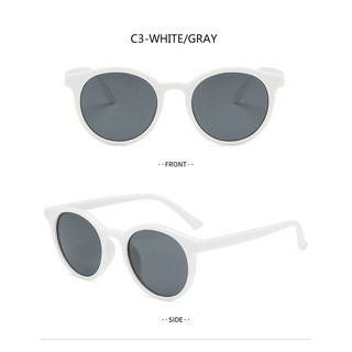 Kính râm kiểu tròn retro mới