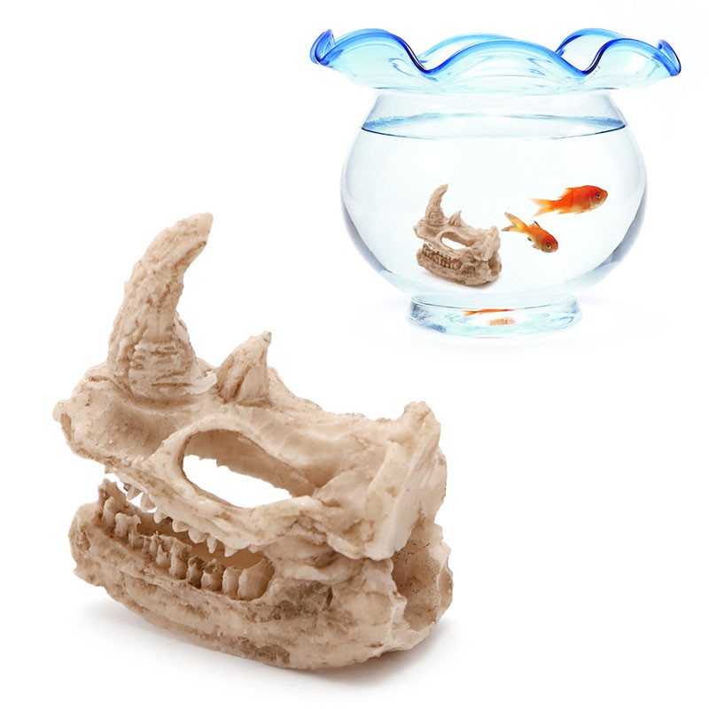 Đồ trang trí Đầu Lâu Trang Trí Bể Cá Mới