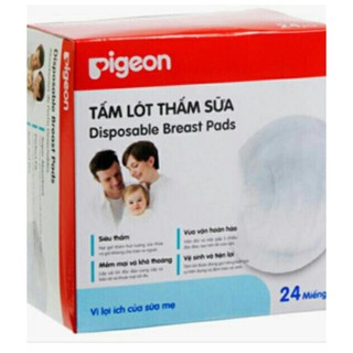 Hộp 24 miếng lót thấm sữa hàng Việt Nam Pigeon