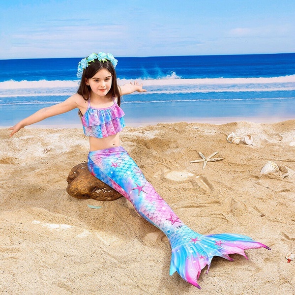 Đồ Bơi Có Đuôi Nàng Tiên Cá Cho Bé Gái