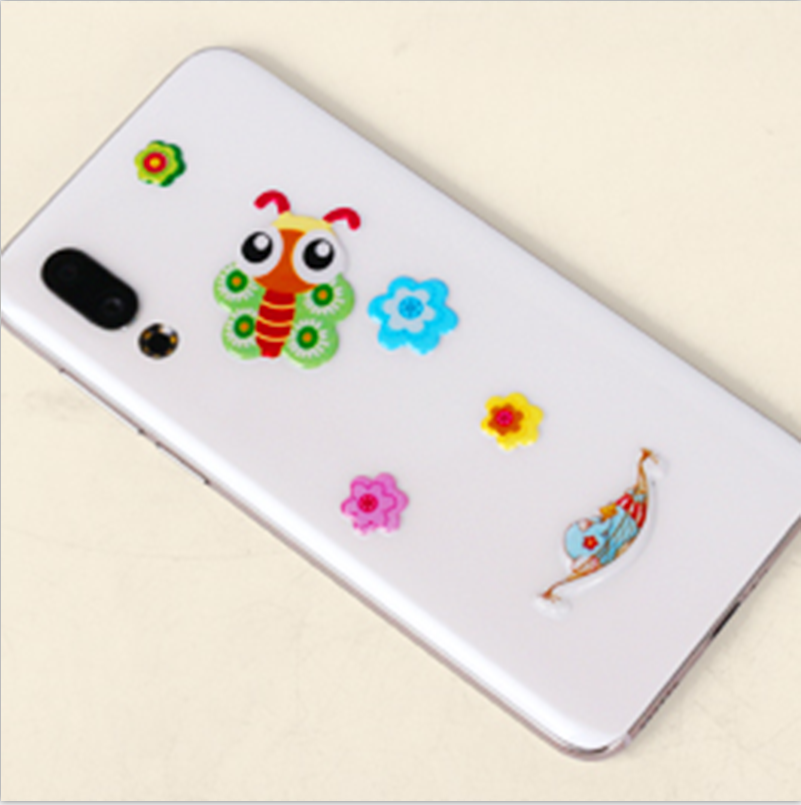 Miếng dán trang trí họa tiết hoạt hình 3D tùy chọn xinh xắn chống thấm nước