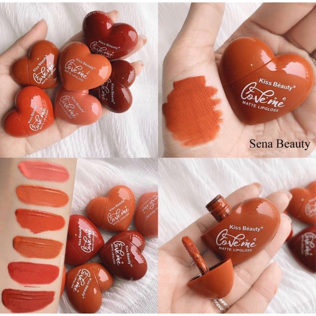 (SKTT) Son Kem Tint Kiss Beauty Trái Tim For Valentine | SaleOff247
