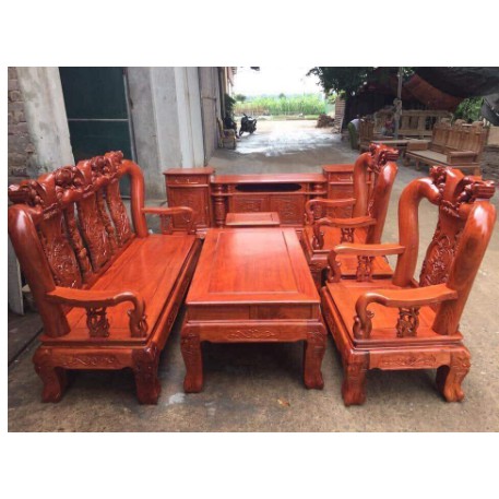 Bộ bàn ghế Minh Quốc Đào gỗ Hương Đá - Hàng loại 1, ván dầy, khung chắc khoẻ - Liên hệ shop để được tư vấn kỹ lưỡng