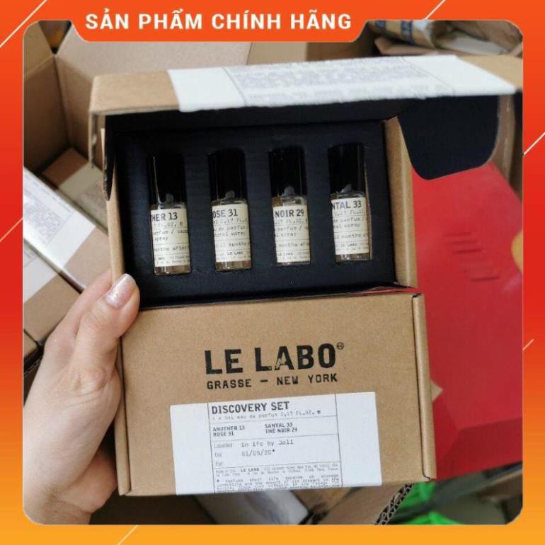 Nước Hoa mini 4 chai La Lebo 22,13,33, 29 Dung tích 5ml Cực Sang Cực Thơm