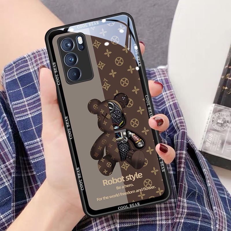 Ốp lưng điện thoại mới phù hợp cho cặp đôi điện thoại OPPO Reno5 Reno5pro Reno6 Reno6pro Reno6z 5G A95 4G A74 4G | WebRaoVat - webraovat.net.vn