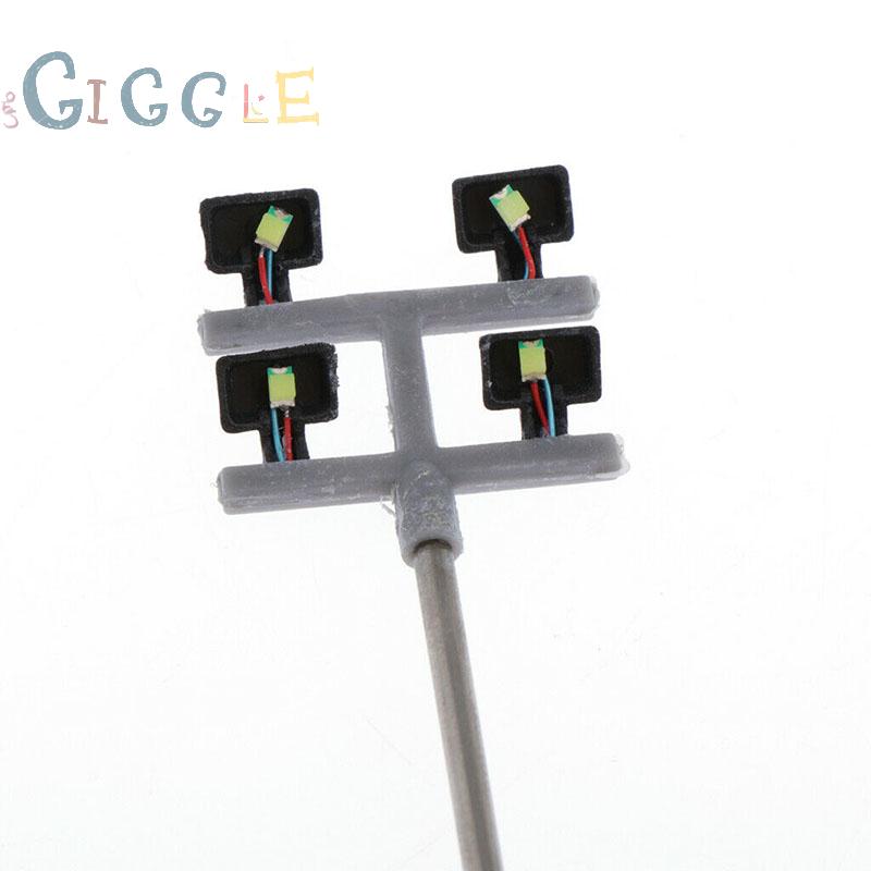 Set 5 Mô Hình Cột Đèn Đường Mini Trang Trí Tiểu Cảnh